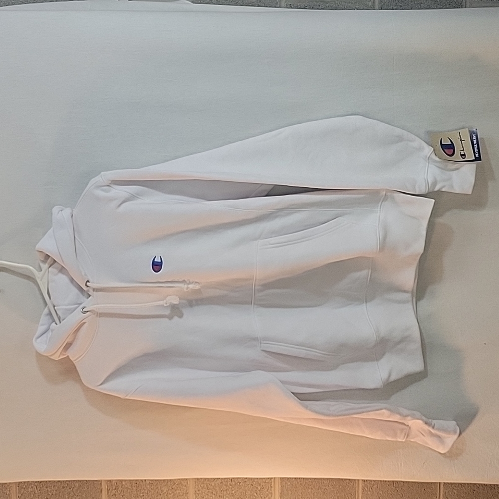 White Champion Hoodie
